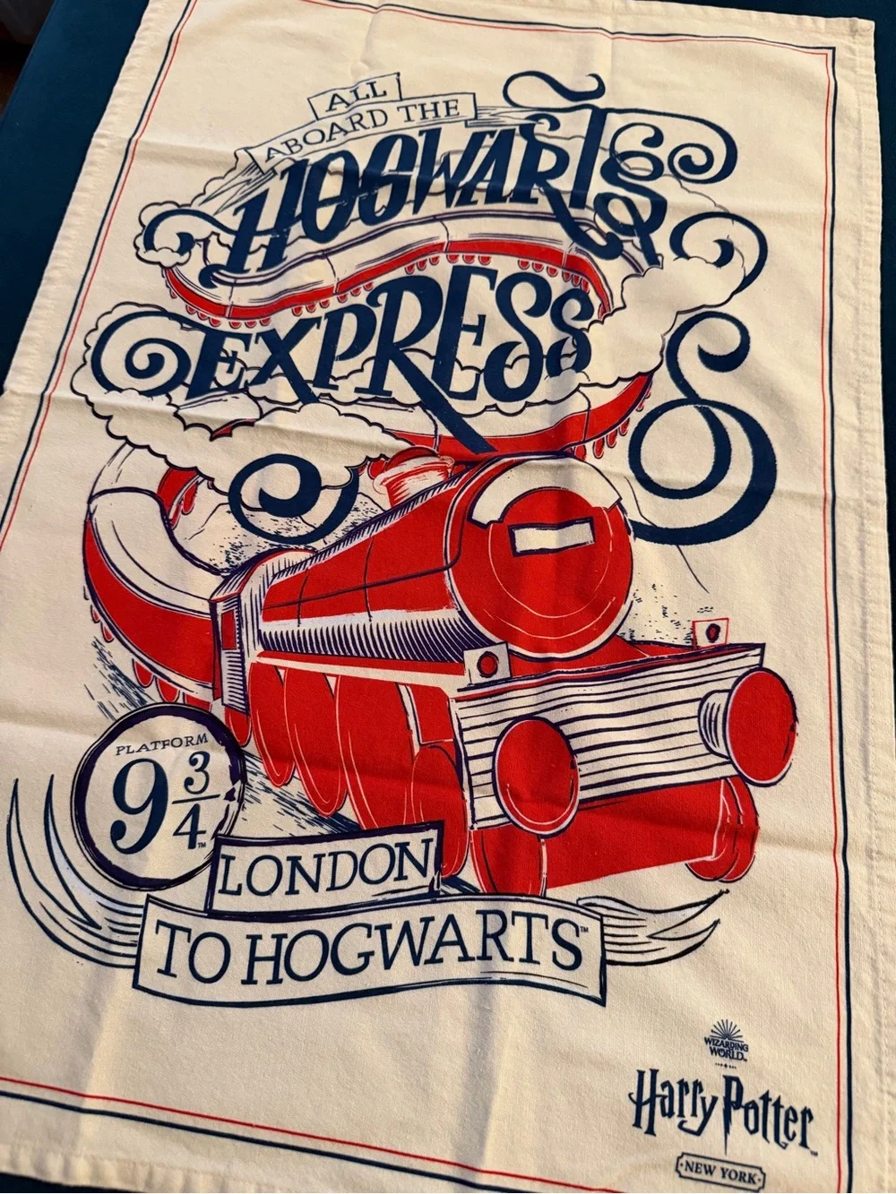 NWOT - Hogwarts Express Tea Towell